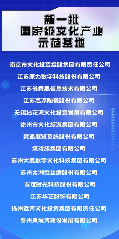 江蘇再增14家“國字號(hào)”數(shù)字文創(chuàng)載體，看創(chuàng)新平臺(tái)如何賦能產(chǎn)業(yè)升級(jí)